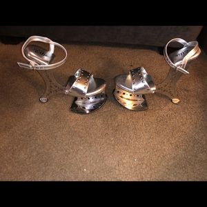 Ellie Metal Strappy heel